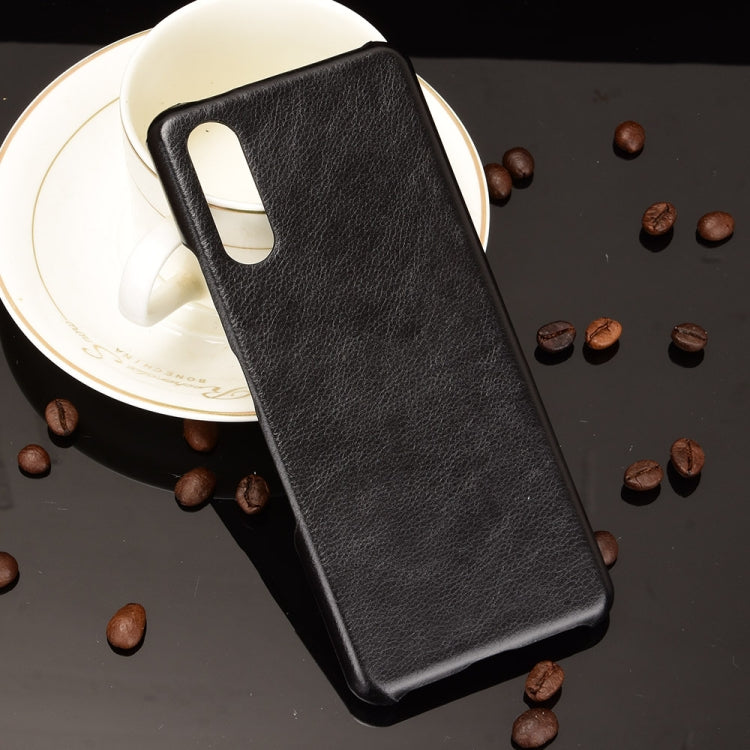 For Sony Xperia 10 III Shockproof Litchi Texture PC + PU Case