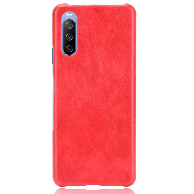 For Sony Xperia 10 III Shockproof Litchi Texture PC + PU Case