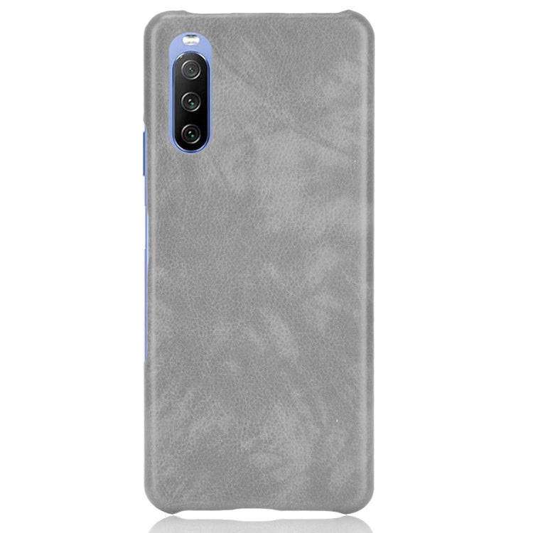 For Sony Xperia 10 III Shockproof Litchi Texture PC + PU Case