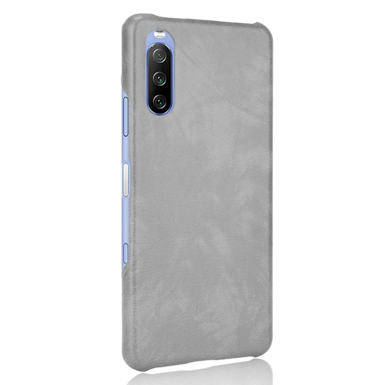 For Sony Xperia 10 III Shockproof Litchi Texture PC + PU Case