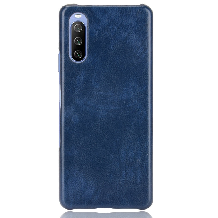 For Sony Xperia 10 III Shockproof Litchi Texture PC + PU Case