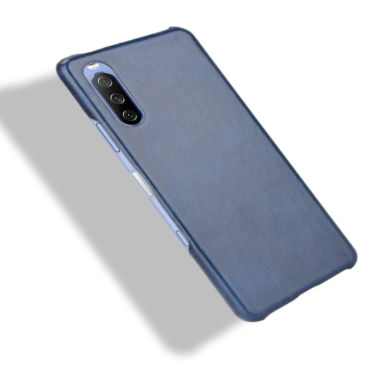 For Sony Xperia 10 III Shockproof Litchi Texture PC + PU Case