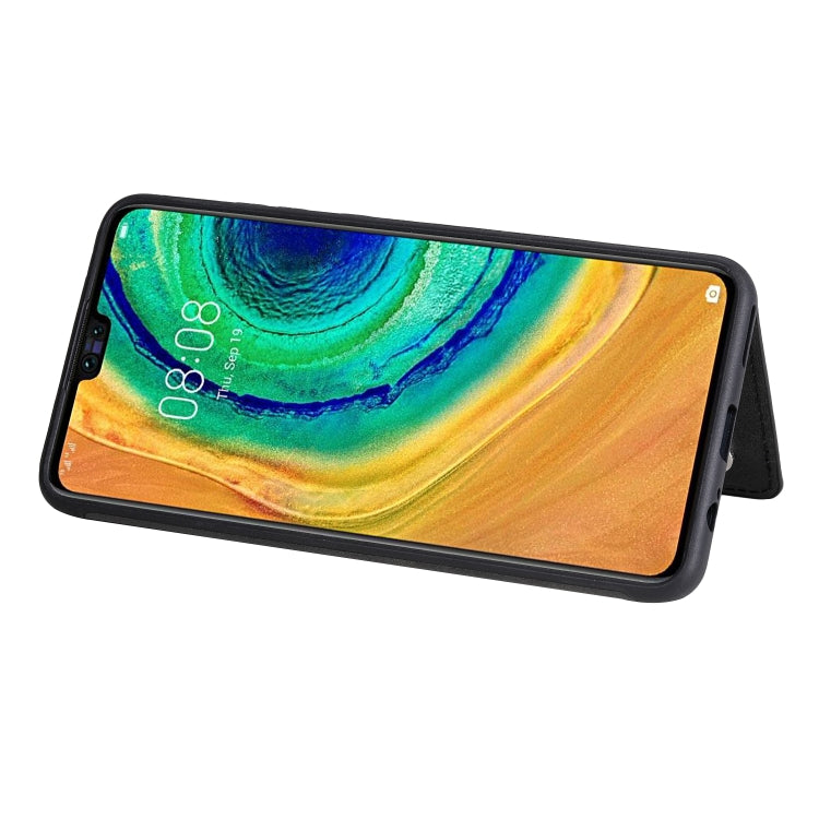 For Huawei Mate 30 Calf Texture Horizontal Flip Leather Case with Holder & Card Slots & Frame