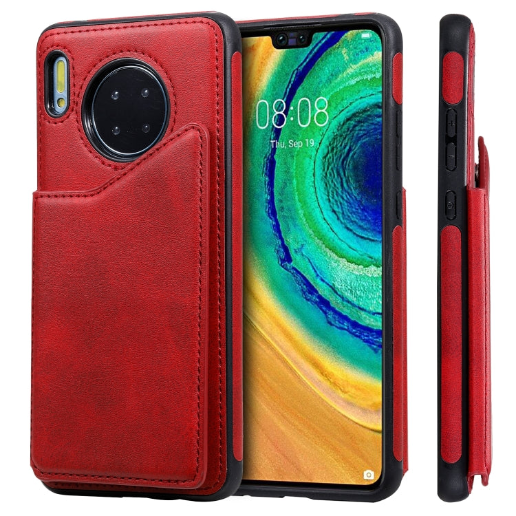 For Huawei Mate 30 Calf Texture Horizontal Flip Leather Case with Holder & Card Slots & Frame