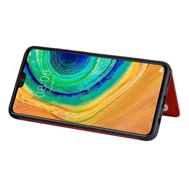 For Huawei Mate 30 Calf Texture Horizontal Flip Leather Case with Holder & Card Slots & Frame