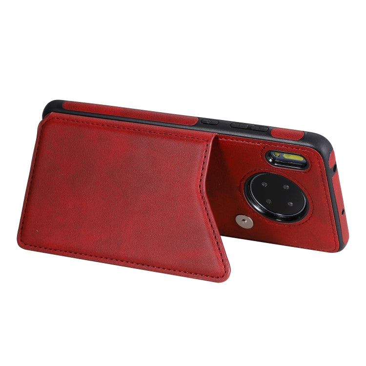 For Huawei Mate 30 Calf Texture Horizontal Flip Leather Case with Holder & Card Slots & Frame
