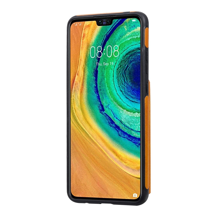 For Huawei Mate 30 Calf Texture Horizontal Flip Leather Case with Holder & Card Slots & Frame