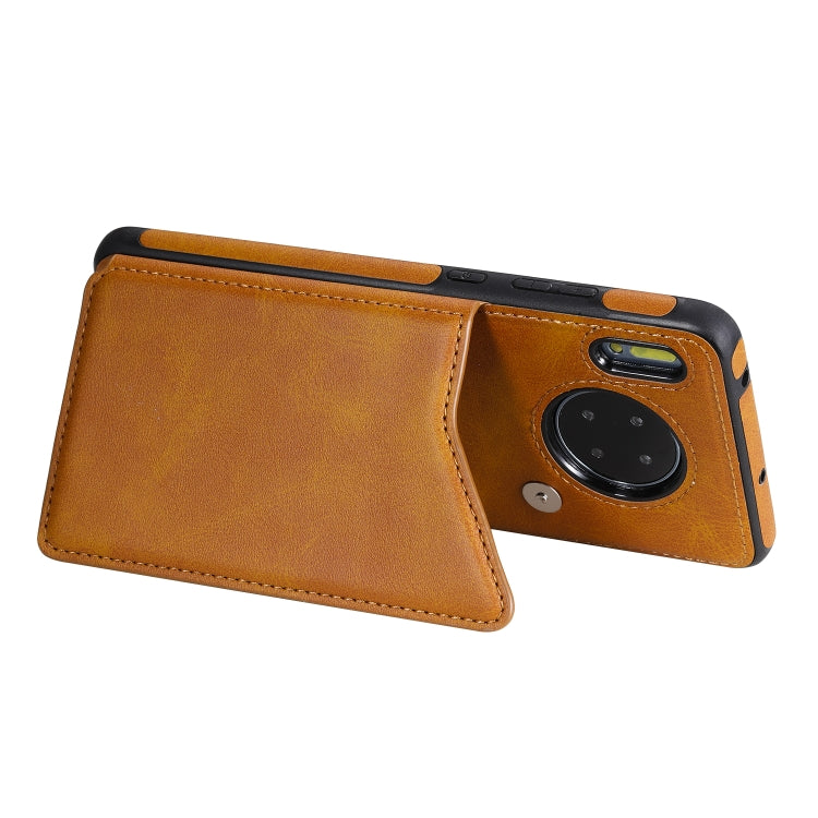 For Huawei Mate 30 Calf Texture Horizontal Flip Leather Case with Holder & Card Slots & Frame