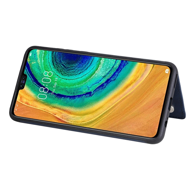 For Huawei Mate 30 Calf Texture Horizontal Flip Leather Case with Holder & Card Slots & Frame