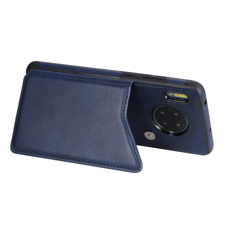 For Huawei Mate 30 Calf Texture Horizontal Flip Leather Case with Holder & Card Slots & Frame