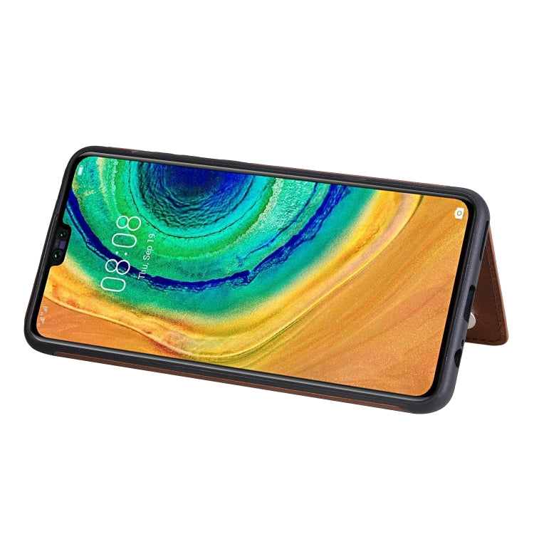 For Huawei Mate 30 Calf Texture Horizontal Flip Leather Case with Holder & Card Slots & Frame