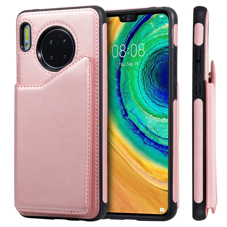 For Huawei Mate 30 Calf Texture Horizontal Flip Leather Case with Holder & Card Slots & Frame