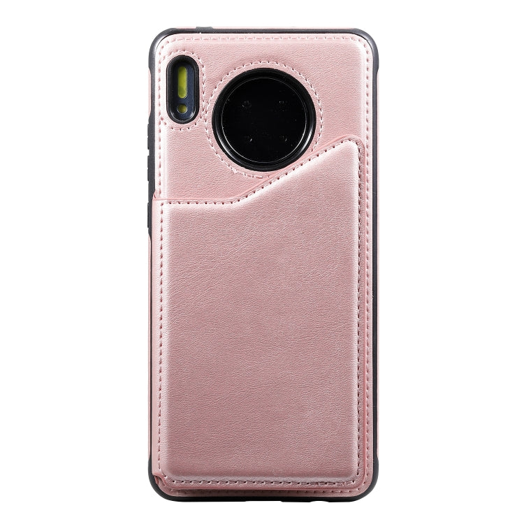 For Huawei Mate 30 Calf Texture Horizontal Flip Leather Case with Holder & Card Slots & Frame