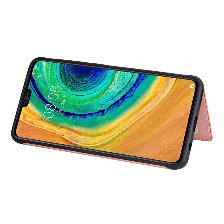 For Huawei Mate 30 Calf Texture Horizontal Flip Leather Case with Holder & Card Slots & Frame