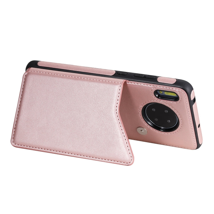 For Huawei Mate 30 Calf Texture Horizontal Flip Leather Case with Holder & Card Slots & Frame