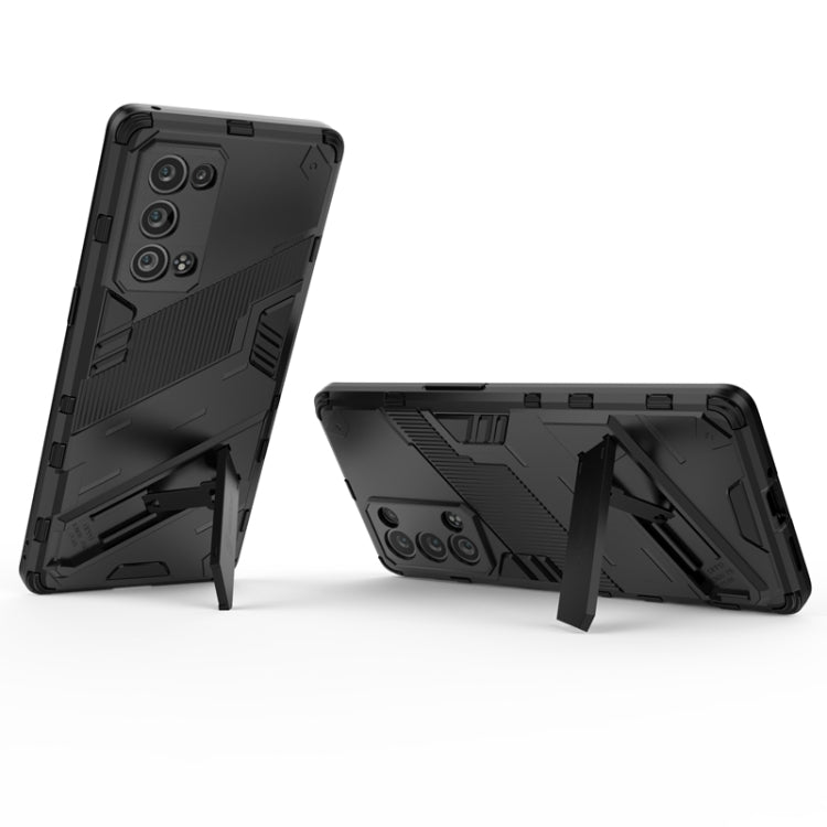 For OPPO Reno6 Pro+ 5G Punk Armor 2 in 1 PC + TPU Shockproof Case with Invisible Holder