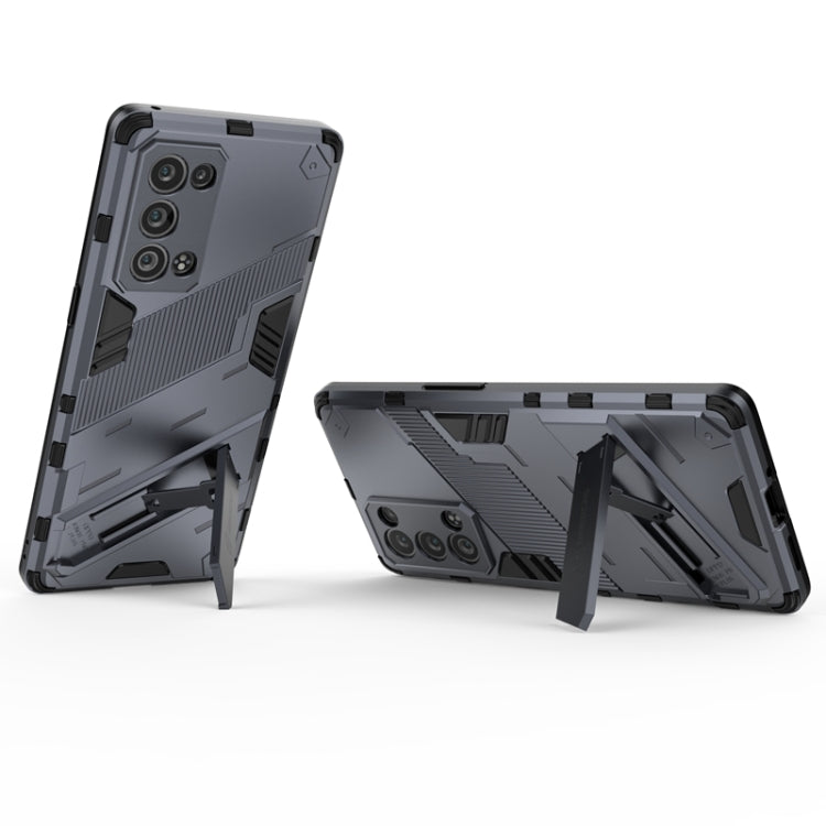 For OPPO Reno6 Pro+ 5G Punk Armor 2 in 1 PC + TPU Shockproof Case with Invisible Holder