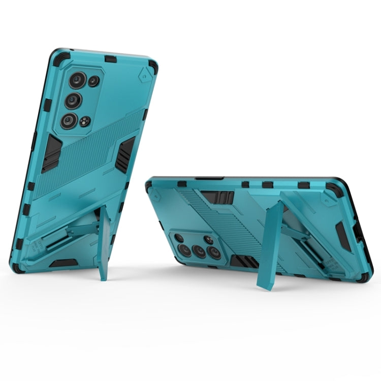 For OPPO Reno6 Pro+ 5G Punk Armor 2 in 1 PC + TPU Shockproof Case with Invisible Holder