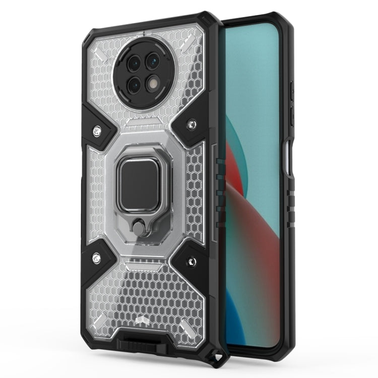 For Xiaomi Redmi Note 9 5G Space PC+TPU Ring Holder Protective Case