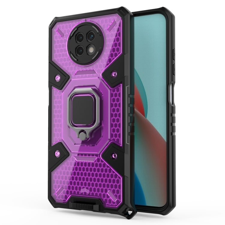 For Xiaomi Redmi Note 9 5G Space PC+TPU Ring Holder Protective Case
