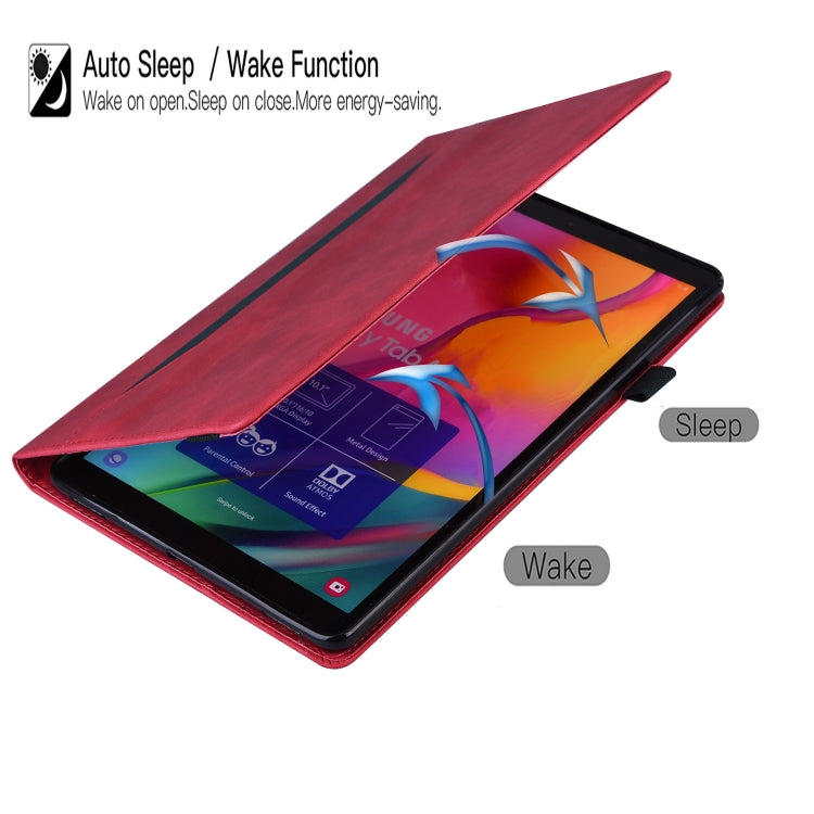 For iPad Mini 5 / 4 / 3 / 2 / 1 Business Shockproof Horizontal Flip Leather Case with Holder & Card Slots & Photo Frame & Pen Slot & Sleep / Wake-up Function