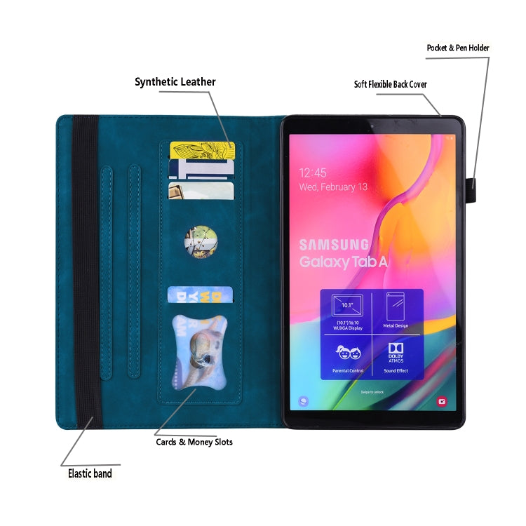 For iPad Mini 5 / 4 / 3 / 2 / 1 Business Shockproof Horizontal Flip Leather Case with Holder & Card Slots & Photo Frame & Pen Slot & Sleep / Wake-up Function