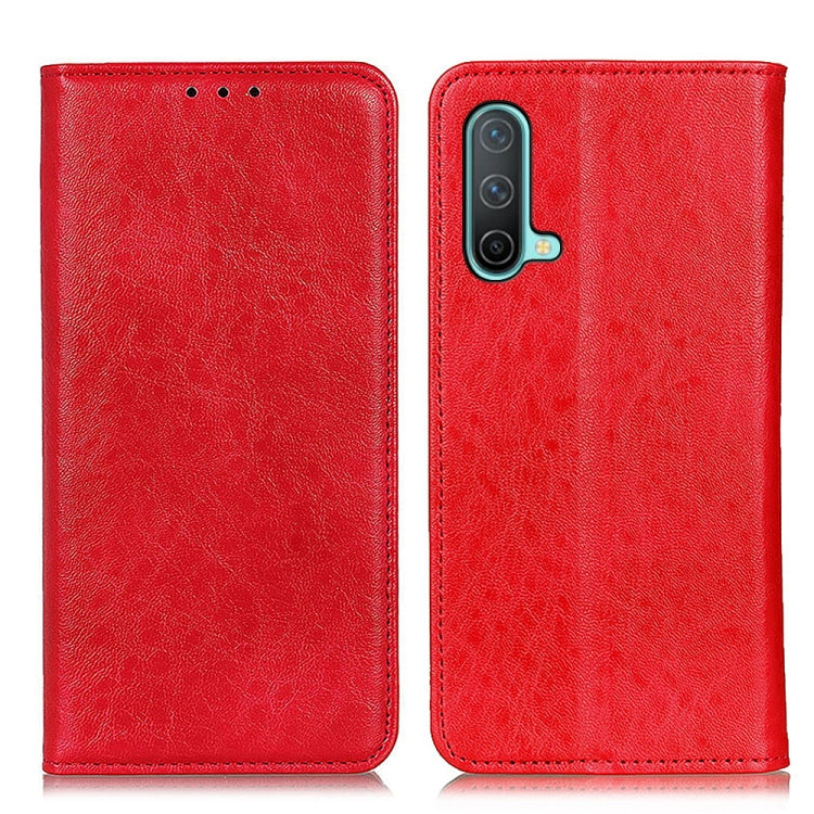 For OnePlus Nord CE 5G Magnetic Crazy Horse Texture Horizontal Flip Leather Case with Holder & Card Slots & Wallet