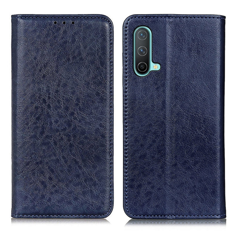 For OnePlus Nord CE 5G Magnetic Crazy Horse Texture Horizontal Flip Leather Case with Holder & Card Slots & Wallet