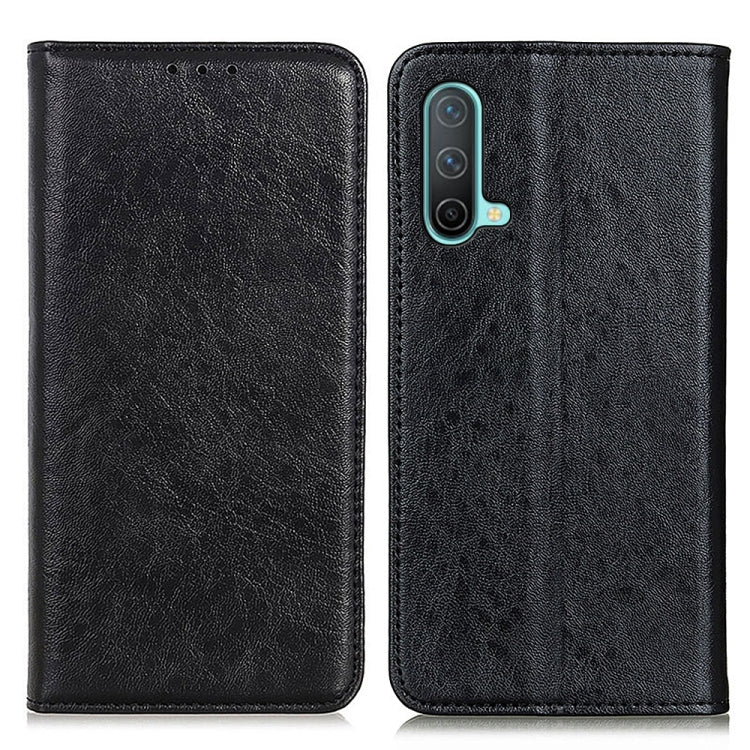For OnePlus Nord CE 5G Magnetic Crazy Horse Texture Horizontal Flip Leather Case with Holder & Card Slots & Wallet