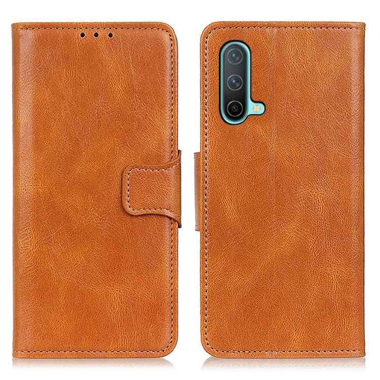 For OnePlus Nord CE 5G Mirren Crazy Horse Texture Horizontal Flip Leather Case with Holder & Card Slots & Wallet
