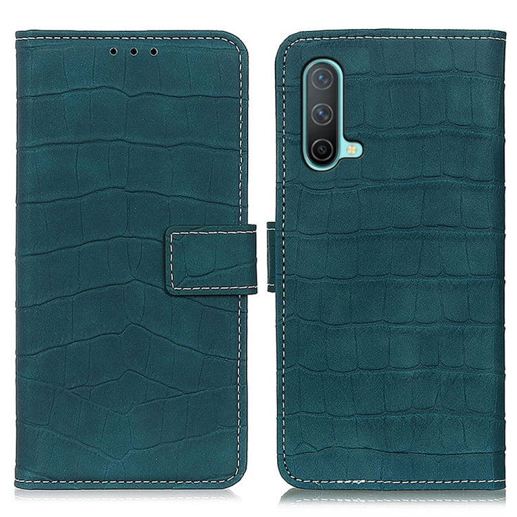 For OnePlus Nord CE 5G Crocodile Texture Horizontal Flip Leather Case with Holder & Wallet & Card Slots & Photo Frame