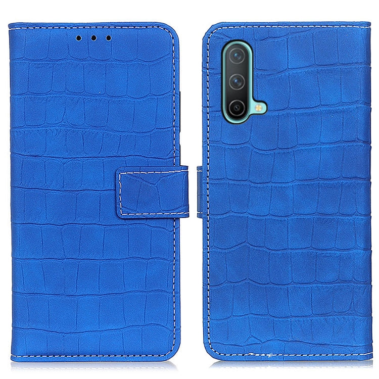For OnePlus Nord CE 5G Crocodile Texture Horizontal Flip Leather Case with Holder & Wallet & Card Slots & Photo Frame