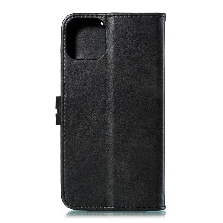For iPhone 13 Pro Embossed Happy Cat Pattern Horizontal Flip Leather Case with Holder & Card Slots & Wallet