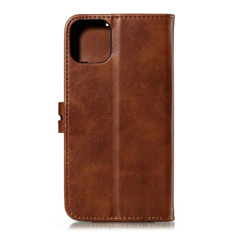 For iPhone 13 Pro Embossed Happy Cat Pattern Horizontal Flip Leather Case with Holder & Card Slots & Wallet