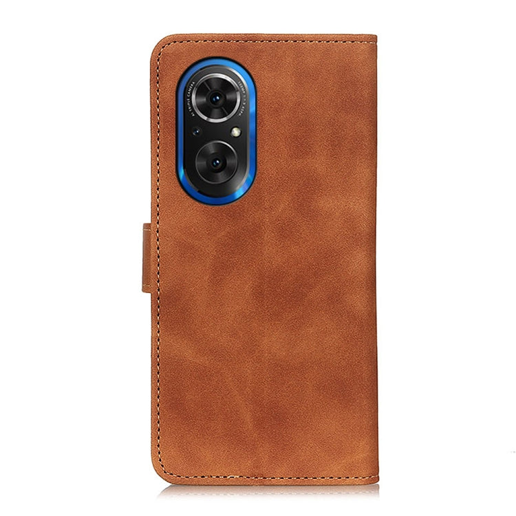 For Honor 50 SE KHAZNEH Retro Texture PU + TPU Horizontal Flip Leather Case with Holder & Card Slots & Wallet