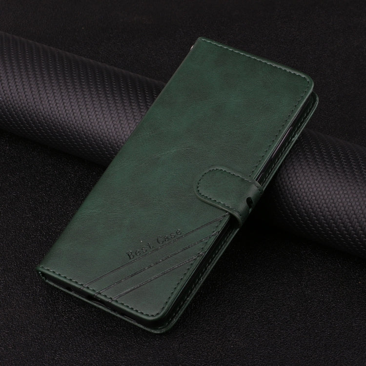 For Xiaomi Redmi Note 10 Stitching Style 2-Color Cow Texture Horizontal Flip PU Leather Case with Holder & Card Slot & Lanyard