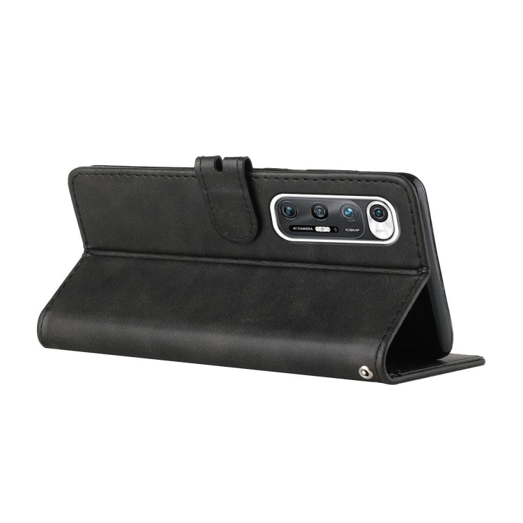For Xiaomi Mi 10S Stitching Style 2-Color Cow Texture Horizontal Flip PU Leather Case with Holder & Card Slot & Lanyard