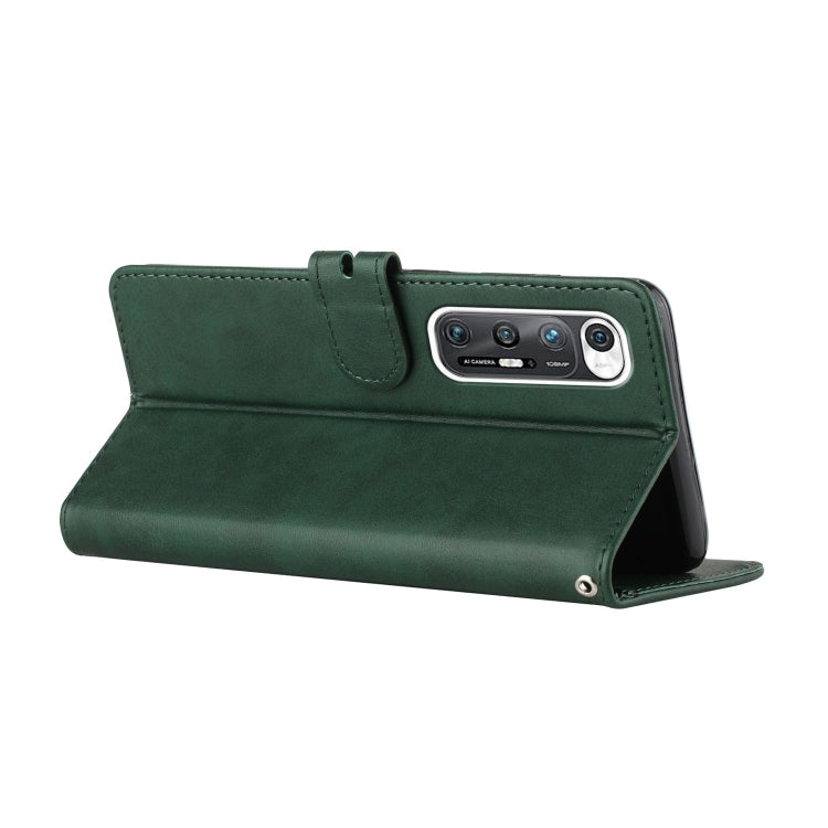For Xiaomi Mi 10S Stitching Style 2-Color Cow Texture Horizontal Flip PU Leather Case with Holder & Card Slot & Lanyard