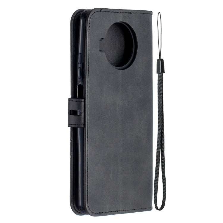 For Xiaomi Mi 10T Lite 5G Stitching Style 2-Color Cow Texture Horizontal Flip PU Leather Case with Holder & Card Slot & Lanyard