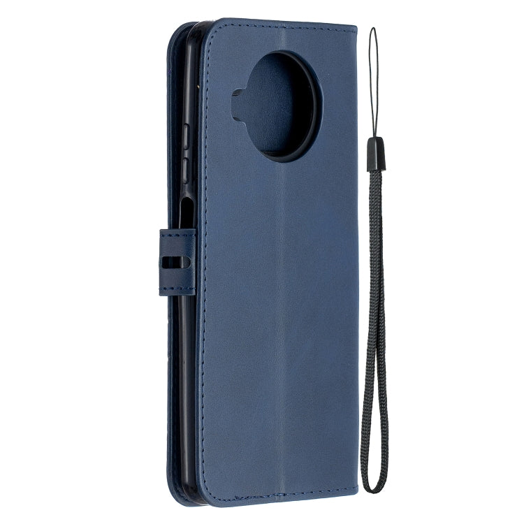 For Xiaomi Mi 10T Lite 5G Stitching Style 2-Color Cow Texture Horizontal Flip PU Leather Case with Holder & Card Slot & Lanyard