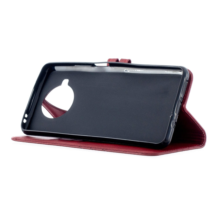 For Xiaomi Mi 10T Lite 5G Stitching Style 2-Color Cow Texture Horizontal Flip PU Leather Case with Holder & Card Slot & Lanyard