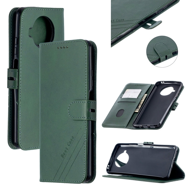 For Xiaomi Mi 10T Lite 5G Stitching Style 2-Color Cow Texture Horizontal Flip PU Leather Case with Holder & Card Slot & Lanyard