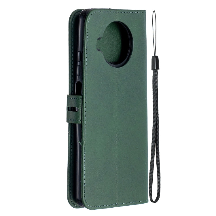 For Xiaomi Mi 10T Lite 5G Stitching Style 2-Color Cow Texture Horizontal Flip PU Leather Case with Holder & Card Slot & Lanyard