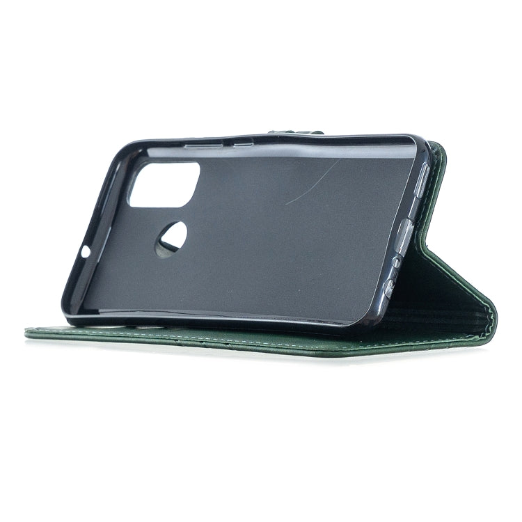 For Huawei P smart 2020 Stitching Style 2-Color Cow Texture Horizontal Flip PU Leather Case with Holder & Card Slot & Lanyard