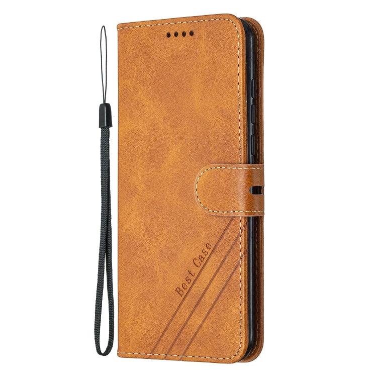 For Huawei P Smart S / Y8p Stitching Style 2-Color Cow Texture Horizontal Flip PU Leather Case with Holder & Card Slot & Lanyard