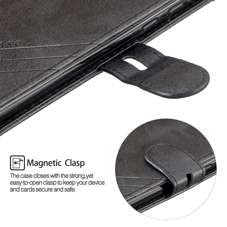 For Huawei Mate 30 Stitching Style 2-Color Cow Texture Horizontal Flip PU Leather Case with Holder & Card Slot & Lanyard