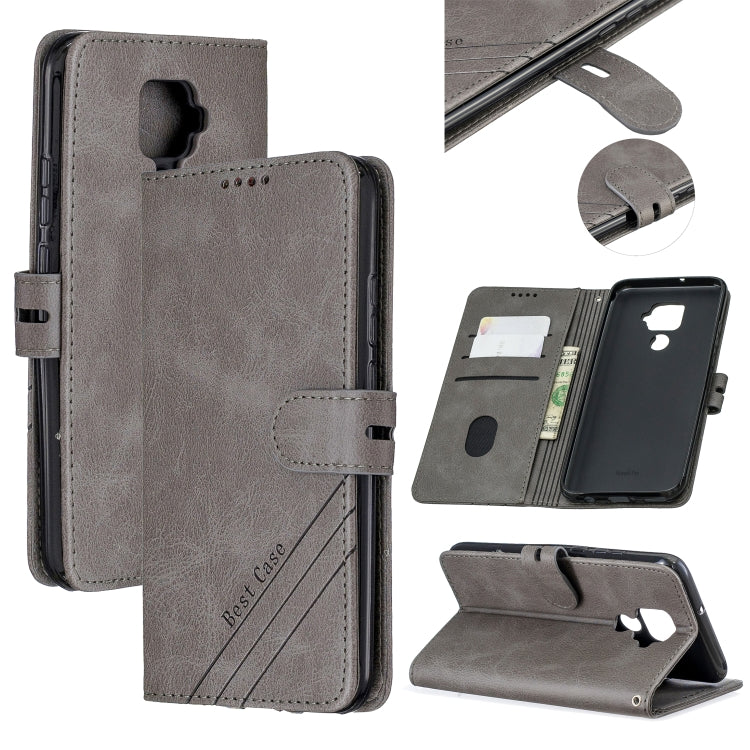 For Huawei Mate 30 Lite Stitching Style 2-Color Cow Texture Horizontal Flip PU Leather Case with Holder & Card Slot & Lanyard