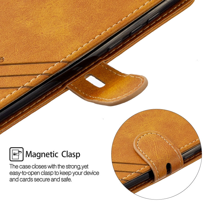 For Huawei P40 Stitching Style 2-Color Cow Texture Horizontal Flip PU Leather Case with Holder & Card Slot & Lanyard