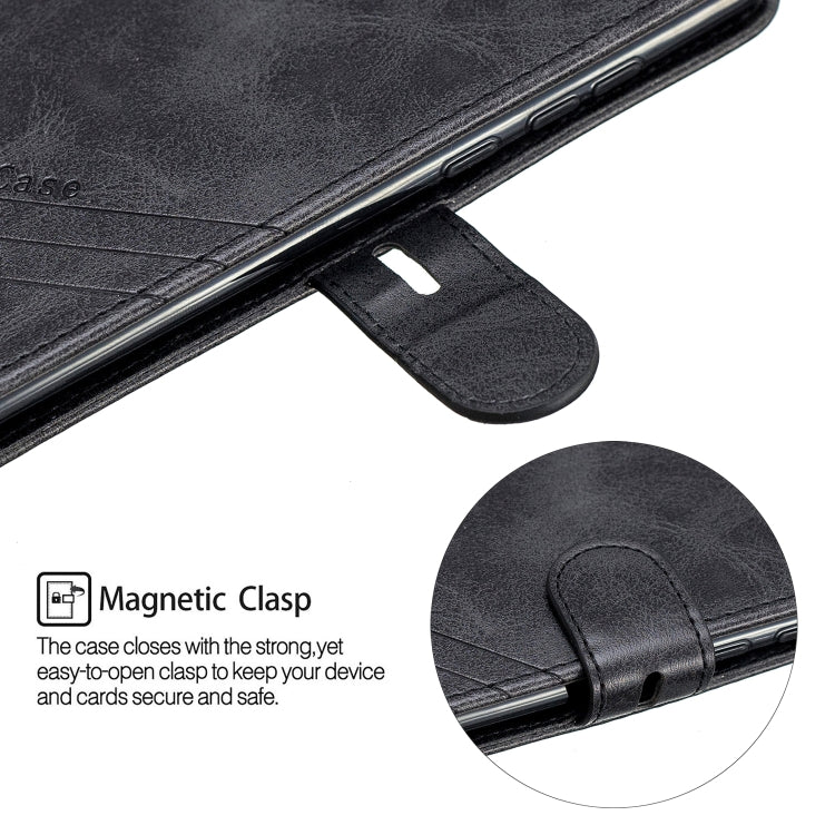 For Huawei P40 lite E / Y7p Stitching Style 2-Color Cow Texture Horizontal Flip PU Leather Case with Holder & Card Slot & Lanyard