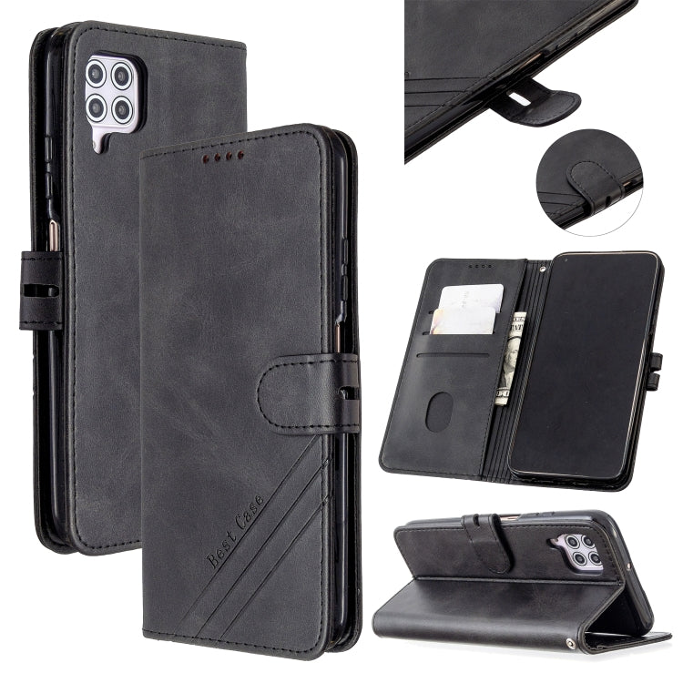 For Huawei P40 lite / nova 7i Stitching Style 2-Color Cow Texture Horizontal Flip PU Leather Case with Holder & Card Slot & Lanyard